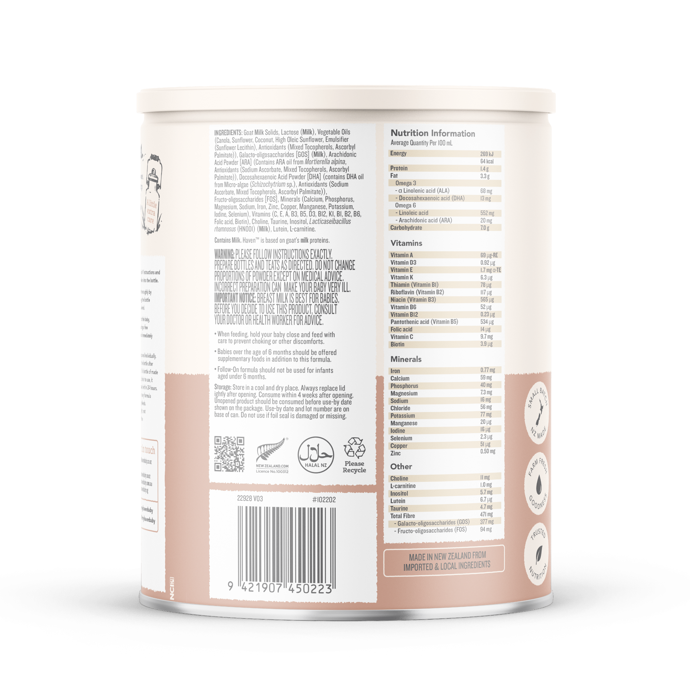 Etapa 2 - Fórmula de Continuación a base de Leche de Cabra