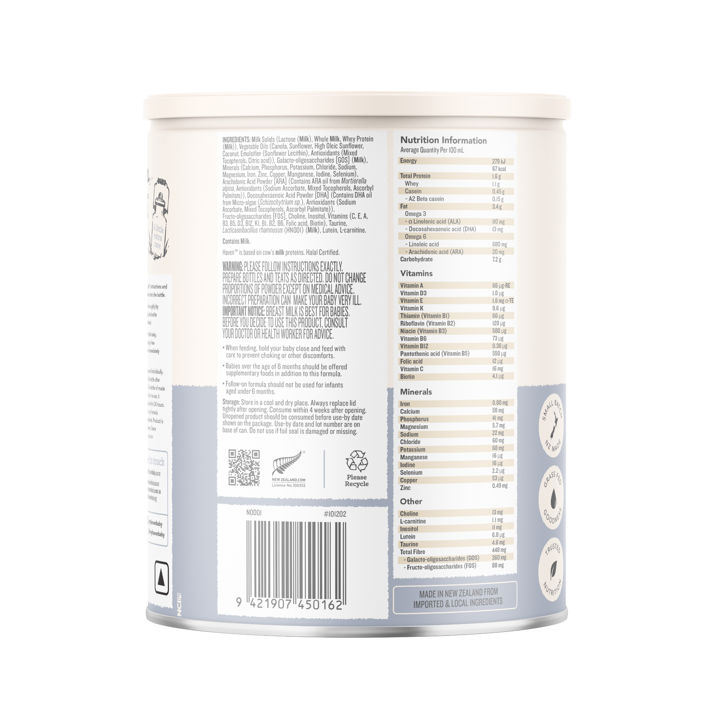 Etapa 2 - Fórmula de Continuación a base de Leche de Vaca A2/A2