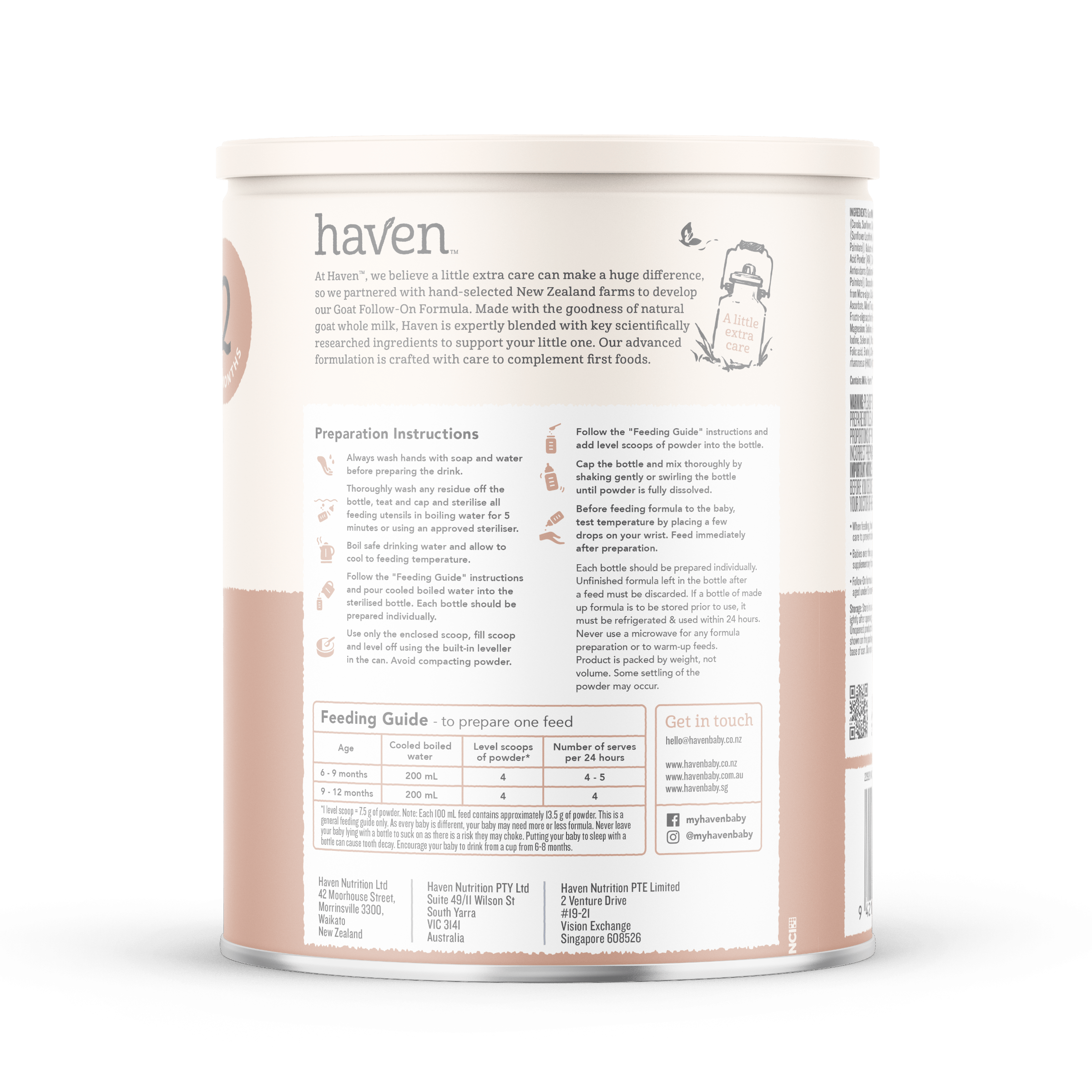 Etapa 2 - Fórmula de Continuación a base de Leche de Cabra