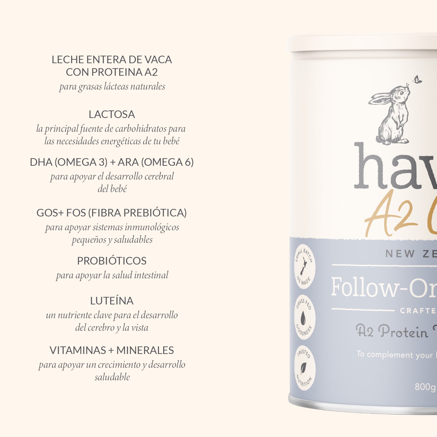 Etapa 2 - Fórmula de Continuación a base de Leche de Vaca A2/A2