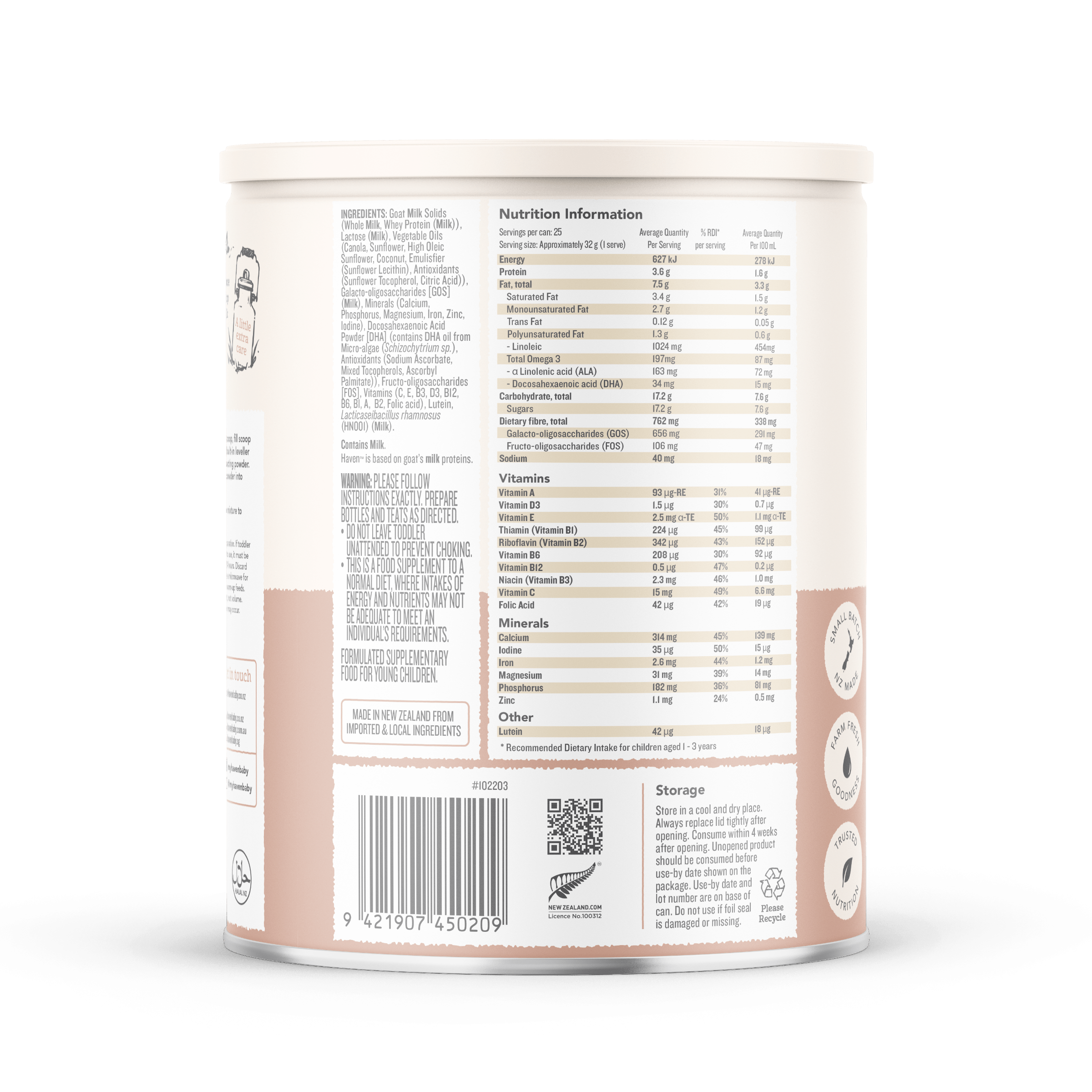 Etapa 3 - Alimento Lácteo de Crecimiento a base de Leche de Cabra
