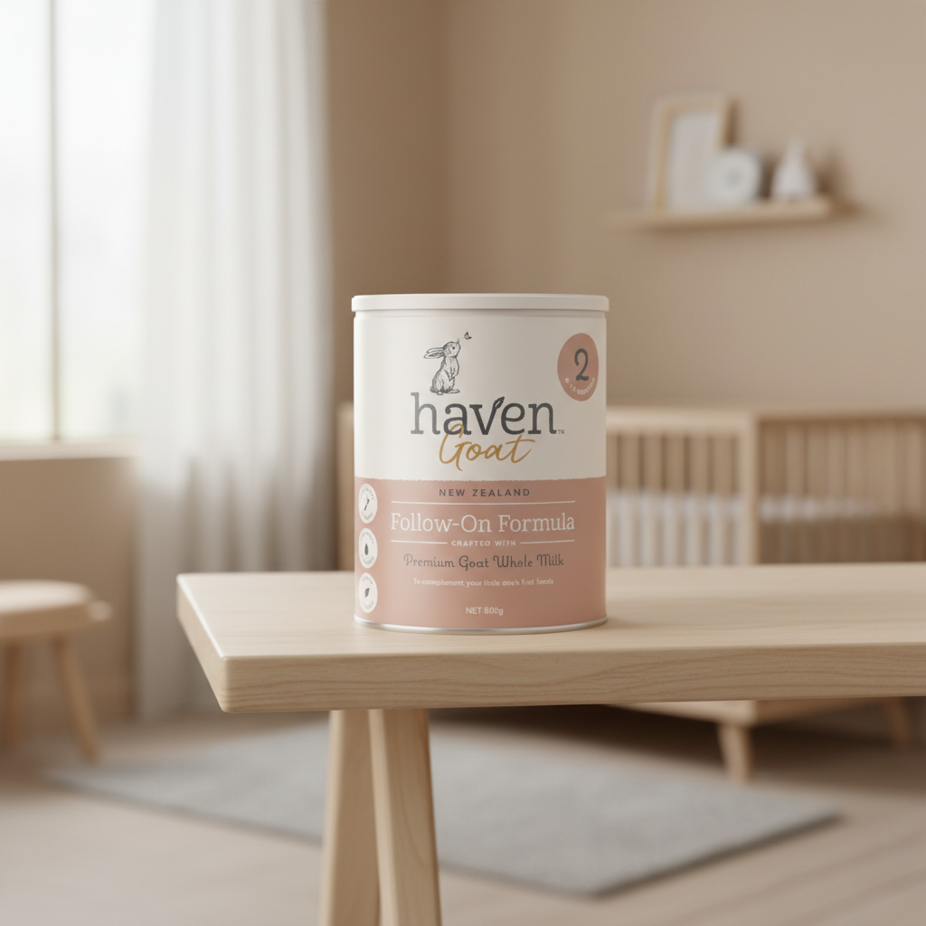 Haven Goat Follow-on Formula in Nursery